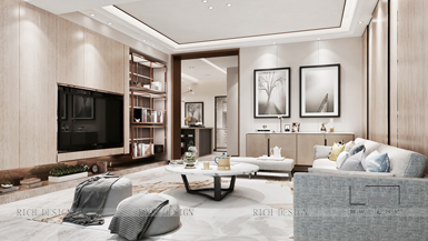 博林天瑞现代160平装修效果图