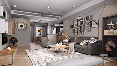 半岛城邦现代风格150平