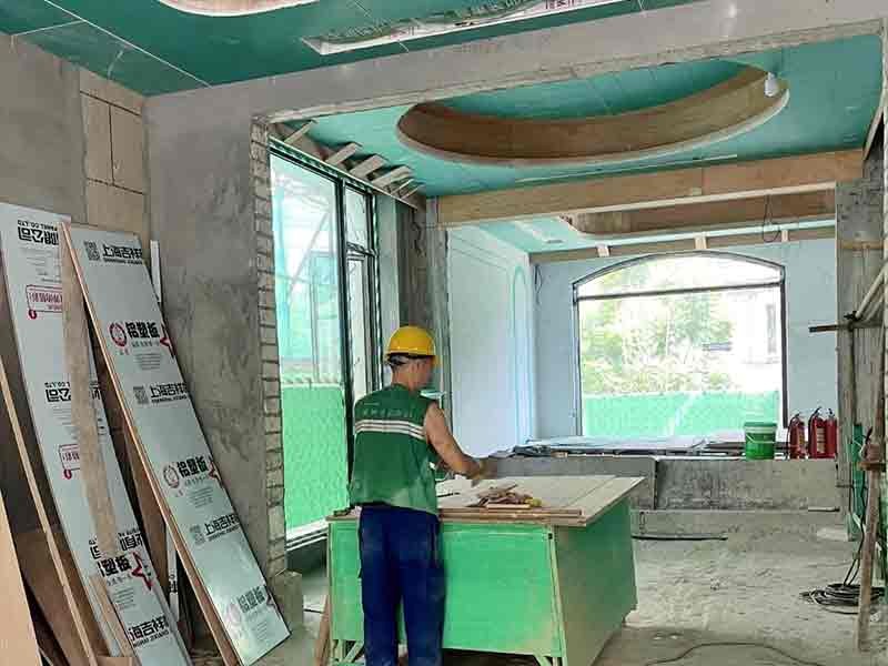 金众云山栖500²独栋别墅装修工地进度