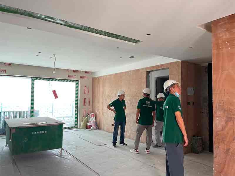 海纳公馆170²平层装修工地进度