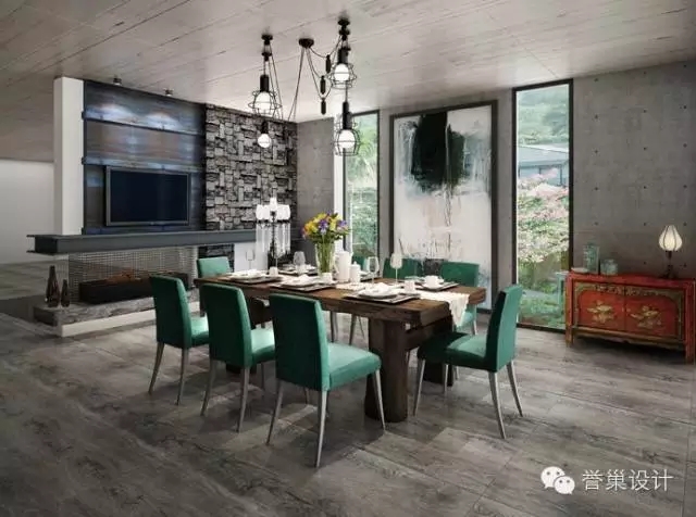 曦城别墅餐厅装修效果图