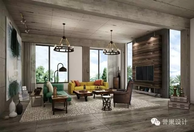 曦城别墅客厅2装修效果图