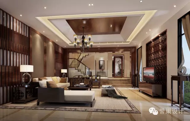 640.webp (19).jpg 中式电视厅装饰效果图