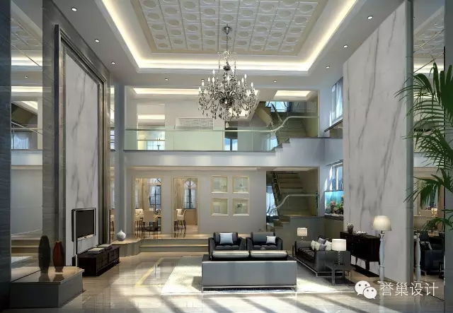 别墅客厅设计效果图