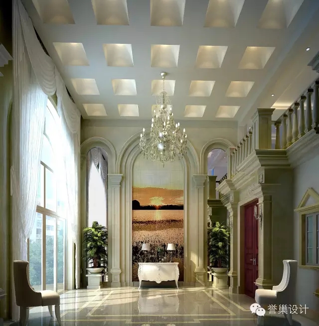 别墅大厅设计效果图