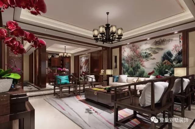 6362656615050806073325020.jpg 别墅客厅装饰设计效果图