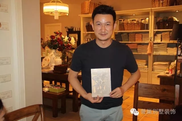 别墅张春来院长拿出自己的作品艺术画