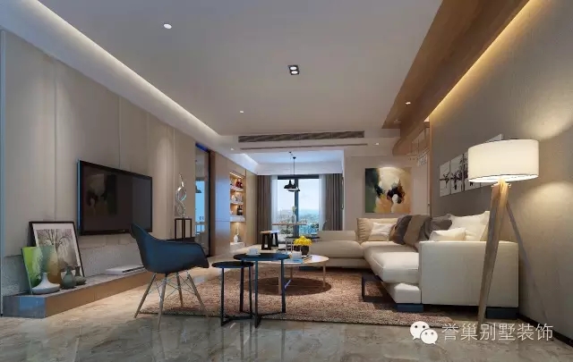 绿景公馆客厅装修设计效果图