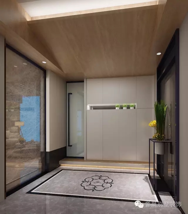 绿景公馆玄关装修设计效果图