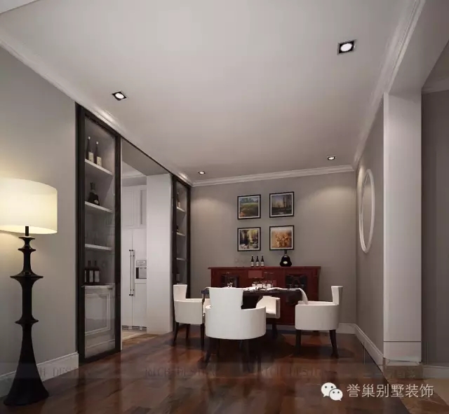 现代美式餐厅装潢效果图