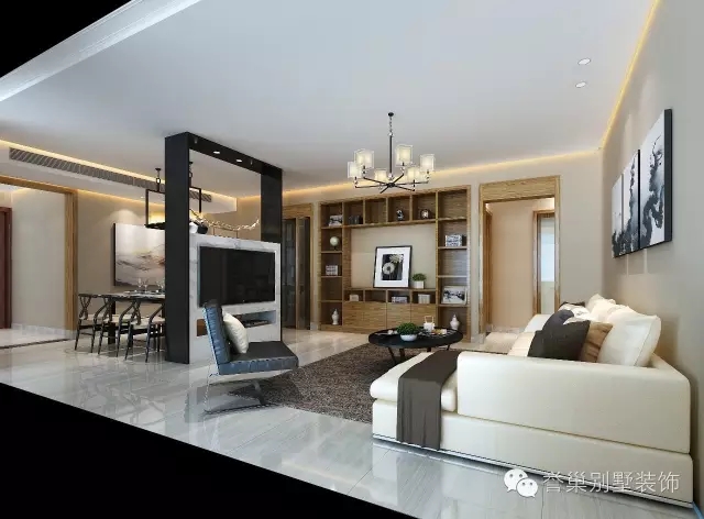 碧榕湾现代客厅装饰效果图