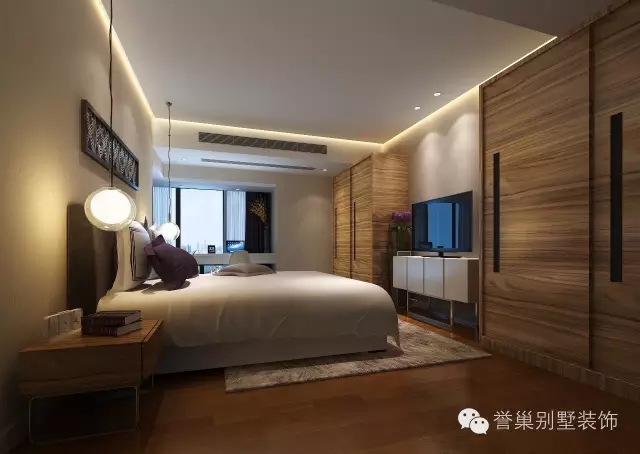 碧榕湾现代主卧装饰效果图