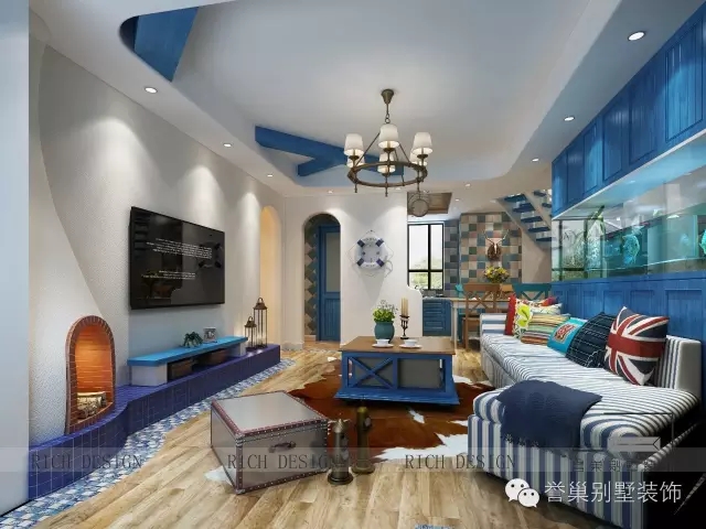 中银花园南商格12H客厅装修设计效果图