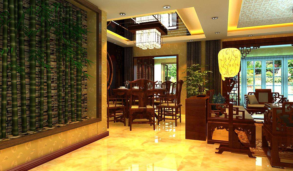 timg (8).jpg 中式餐厅装修效果图
