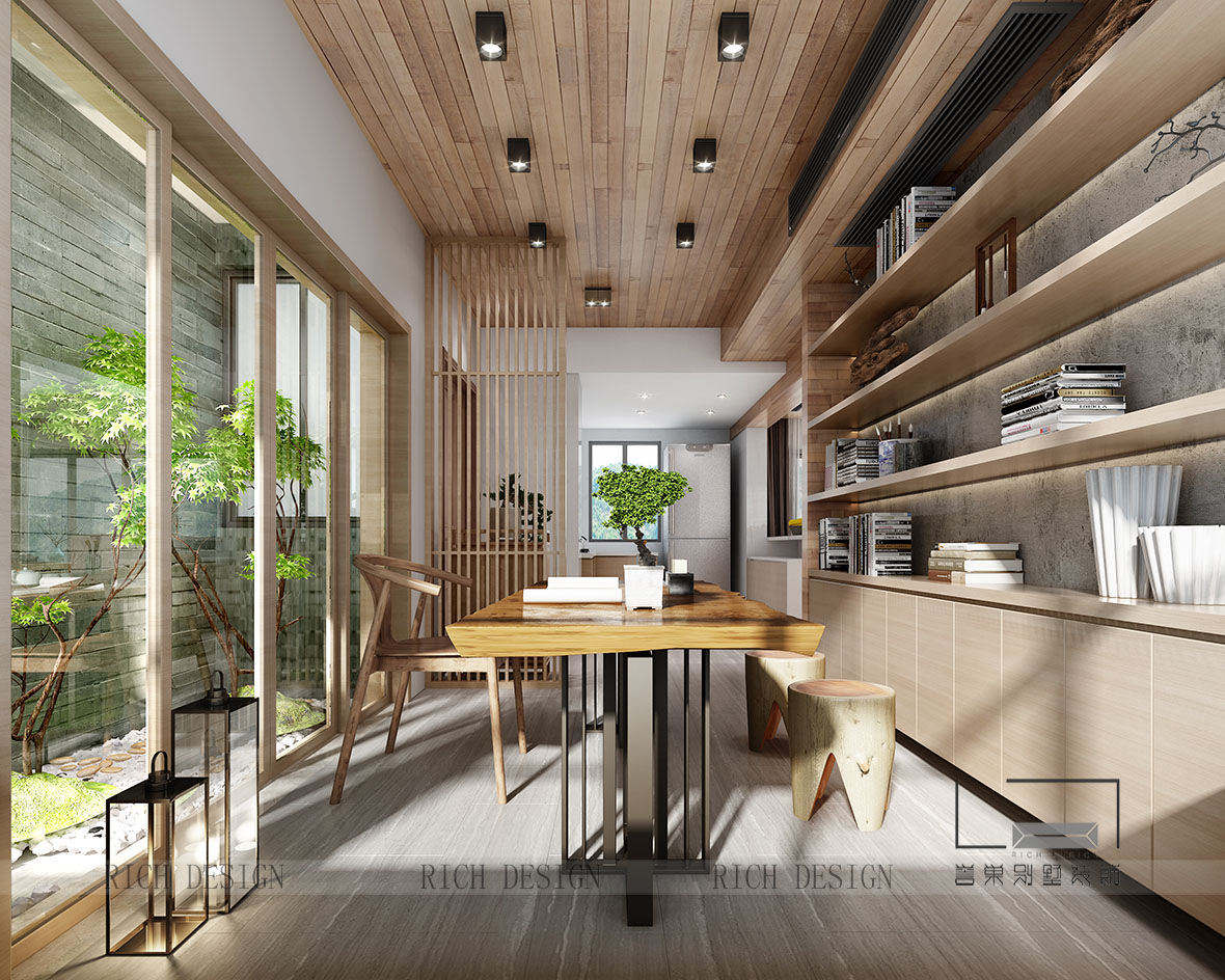 6362948923126000772577061.jpg 别墅书房1装修设计效果图