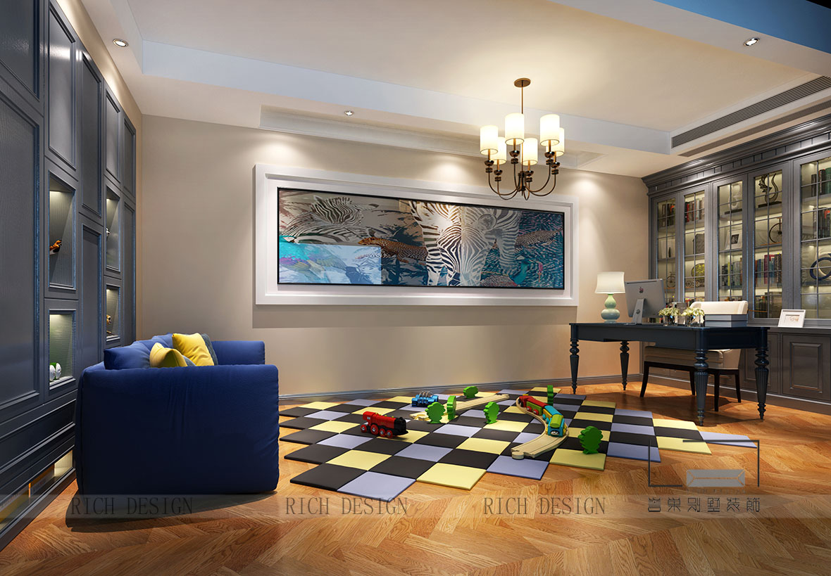 6362948925618108528325766.jpg 别墅书房3装修设计效果图