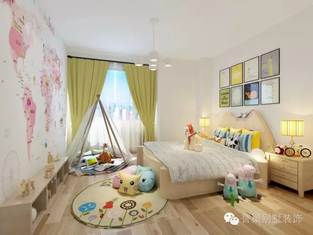 别墅装饰儿童房设计效果图