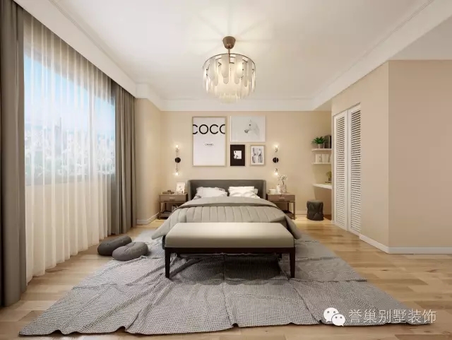 别墅装饰主卧设计效果图