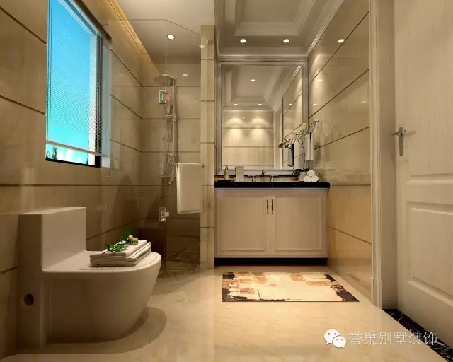 别墅欧式主卫装修 别墅欧式主卫装修效果图