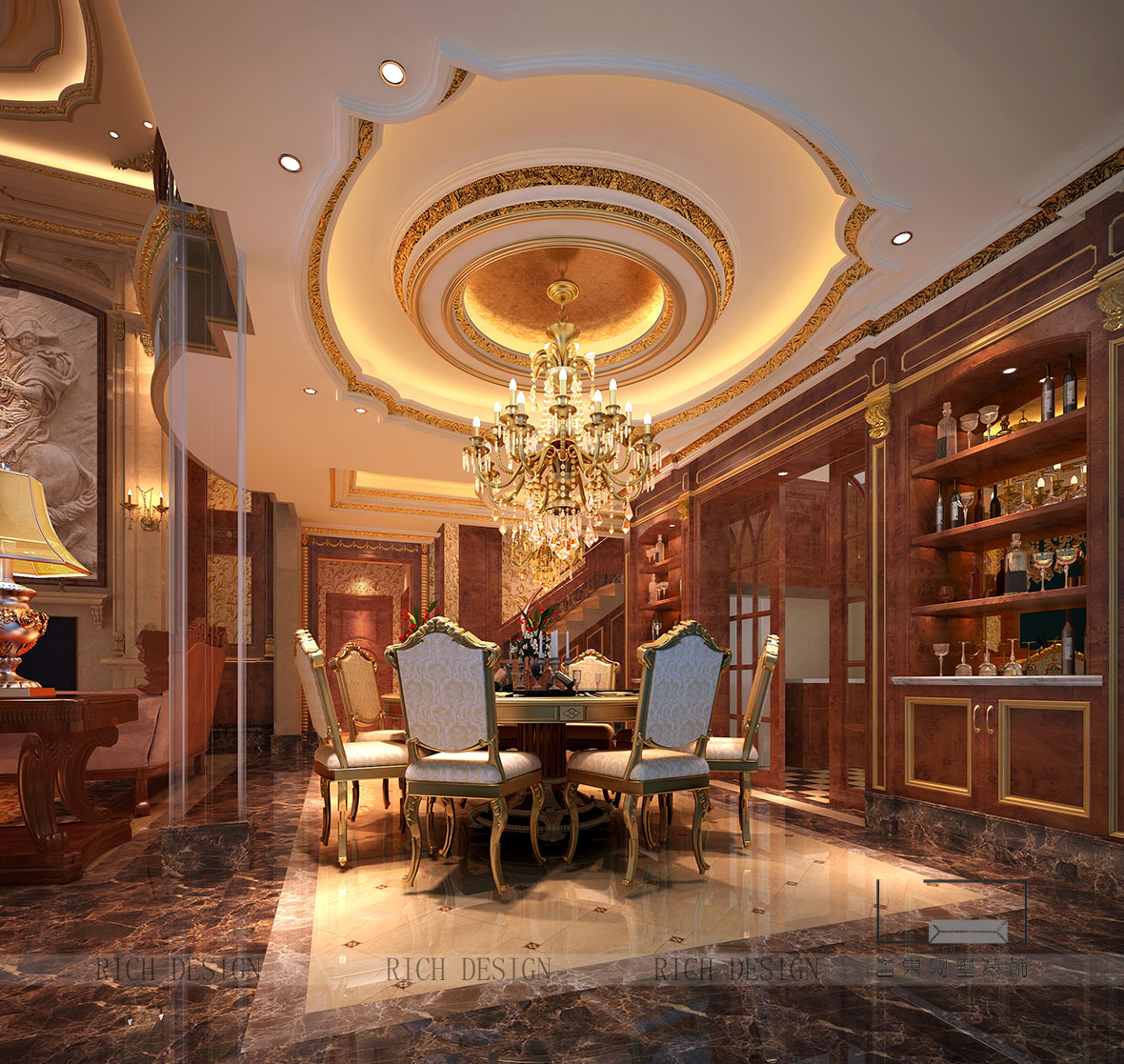 6362623237376808555087174.jpg 欧式餐厅装饰设计效果图