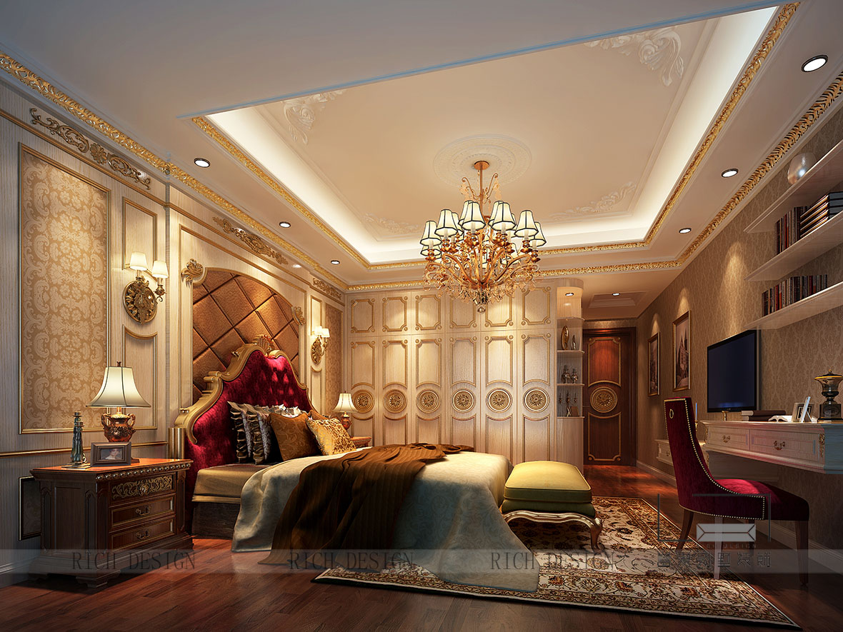熙龙湾现代卧室装饰设计效果图