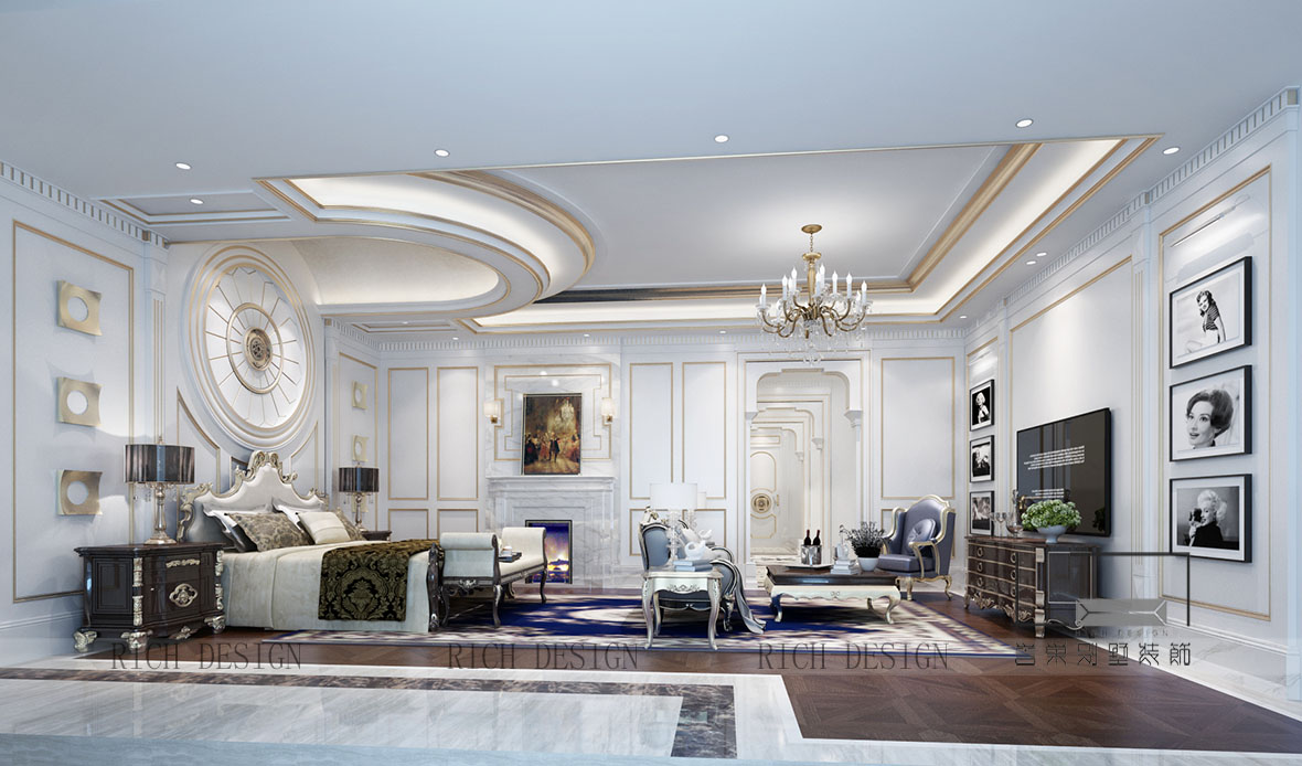  卓越维港现代卧室4装修欣赏图