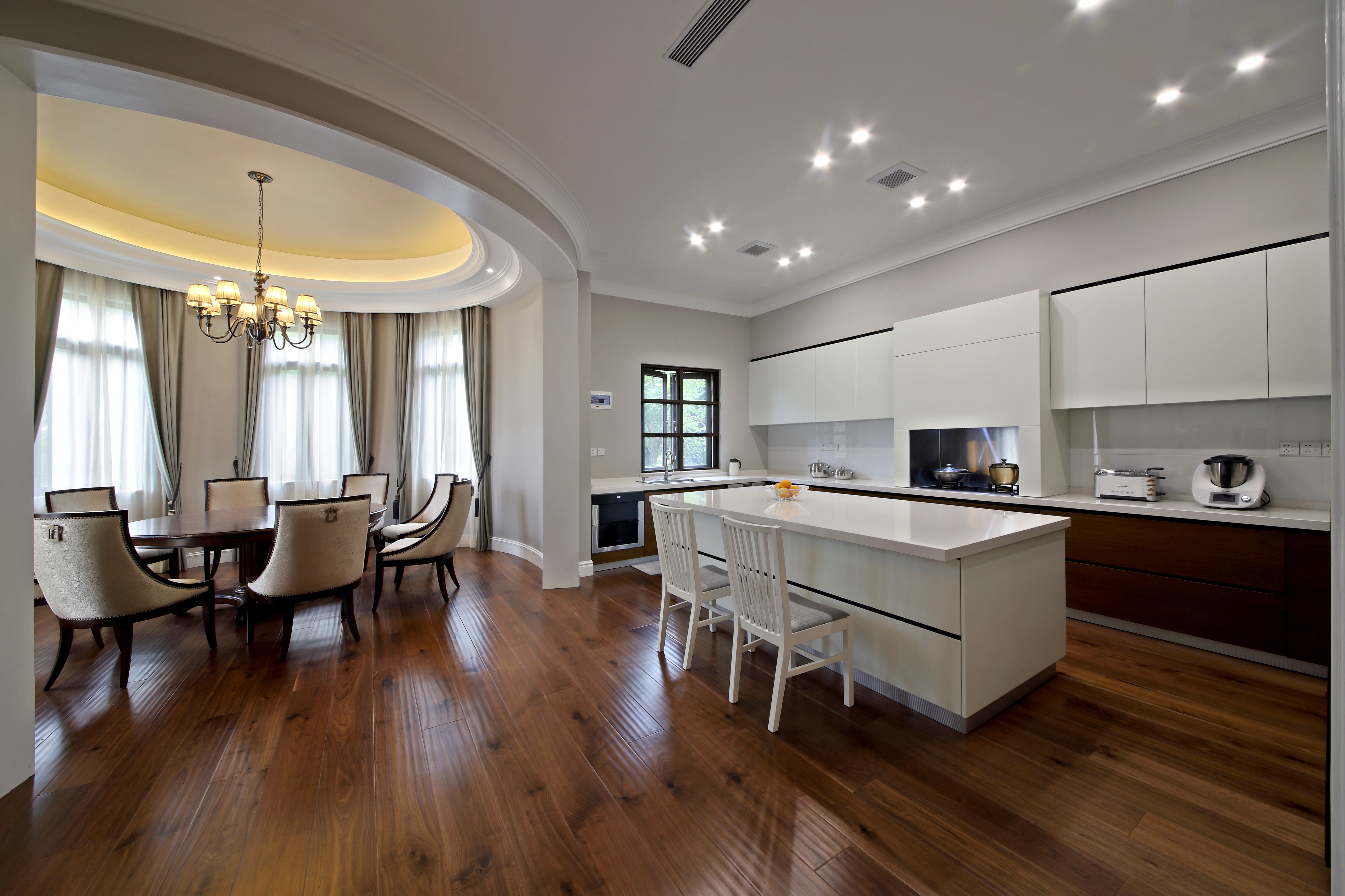 1.jpg 室内厨房与餐厅装饰效果图