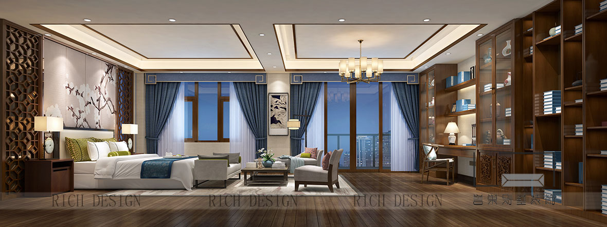 6362613354761478981378620.jpg 兰江山第别墅中式书房灯饰设计效果图