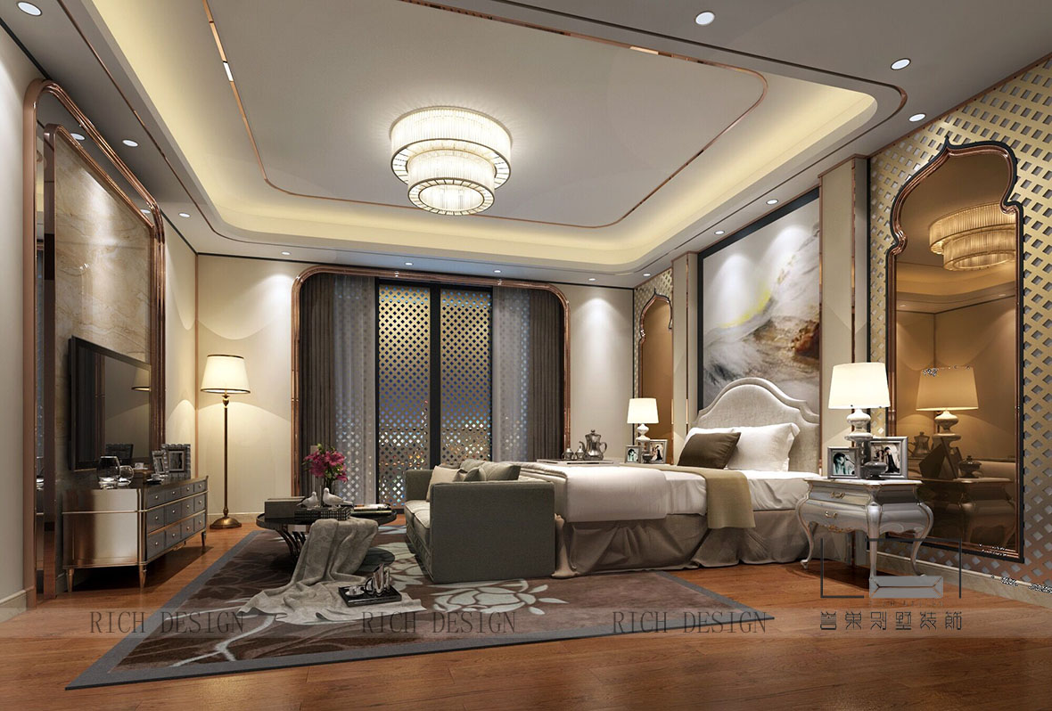 别墅现代卧室装修鉴赏图