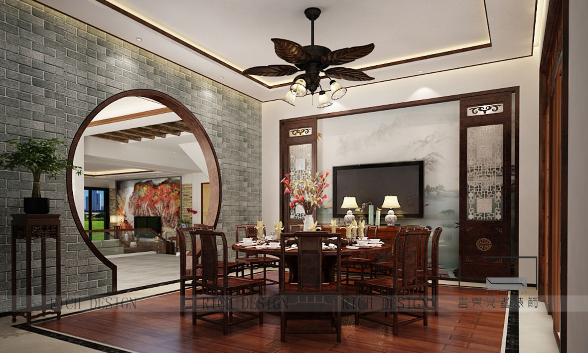 曦城别墅餐厅装饰
