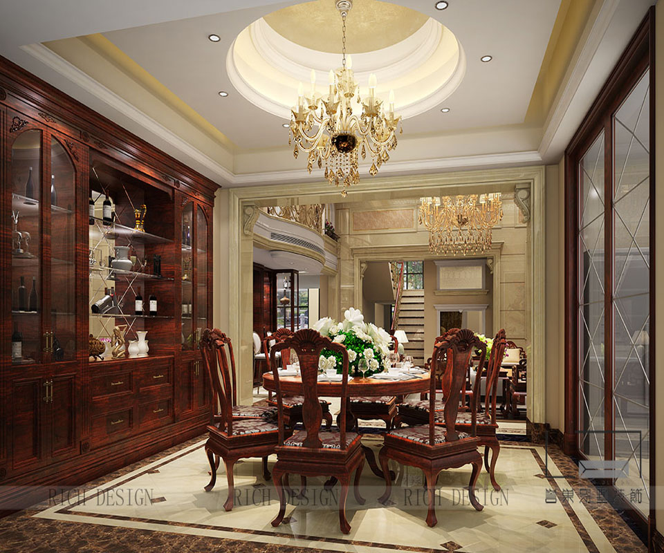 2.jpg 别墅欧式餐厅2装修效果图