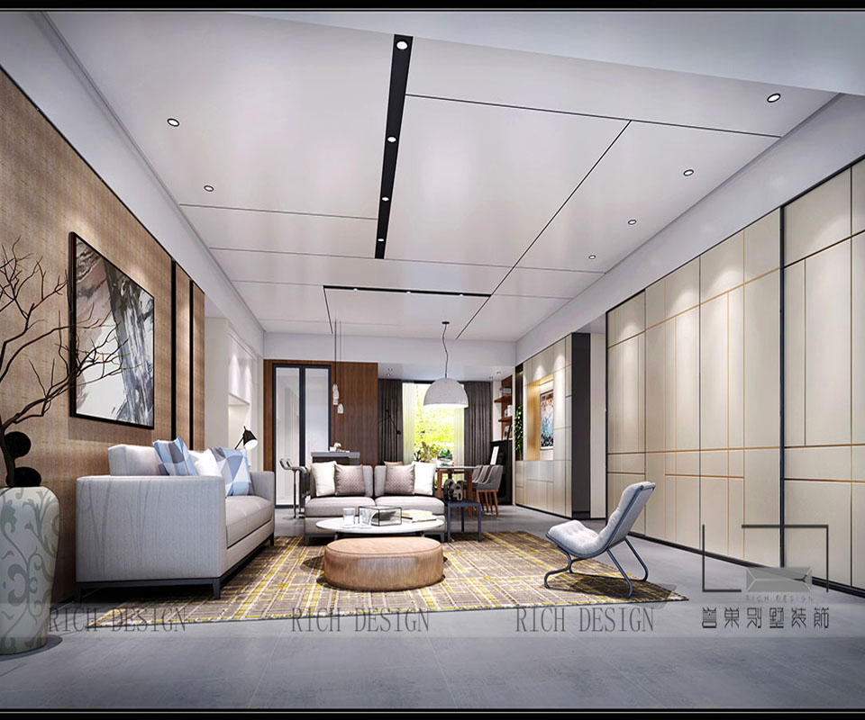 3.jpg 深圳别墅简约客厅2装修设计效果图