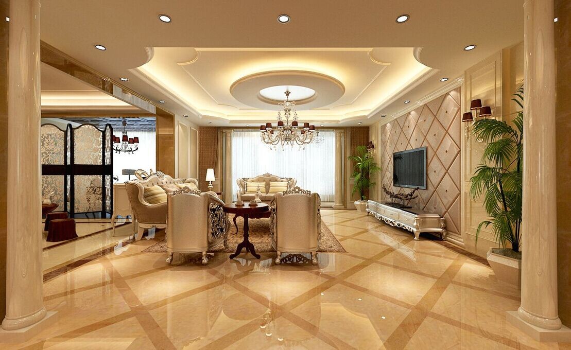 别墅现代简约客厅装饰 别墅现代简约客厅装饰效果图