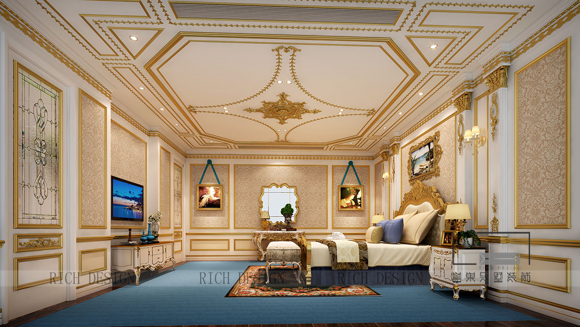 别墅现代主卧设计 别墅现代主卧设计效果图