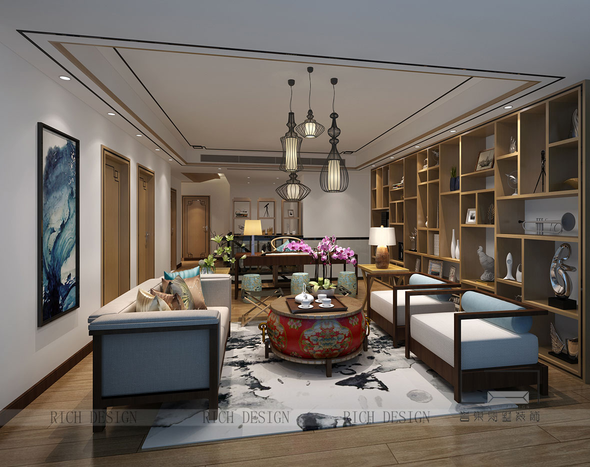 红树福苑别墅客厅装修效果图