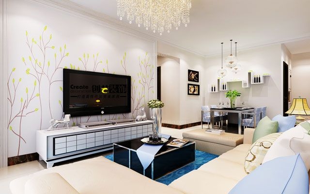 别墅现代客厅装饰 别墅现代客厅装饰效果图