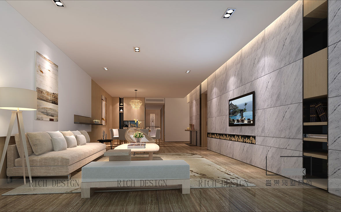 别墅客厅装修效果图