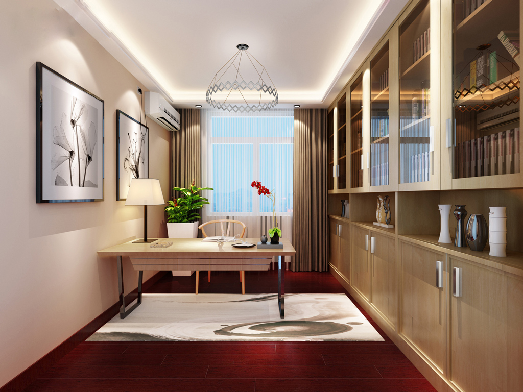 别墅装饰书房 别墅装饰书房效果图