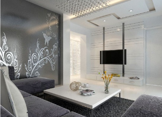 黑白风格客厅效果图1.png 黑白风格客厅效果图1.png