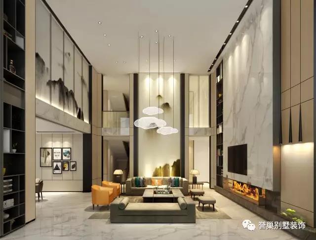 别墅中式客厅装修设计 别墅中式客厅装修设计实景图