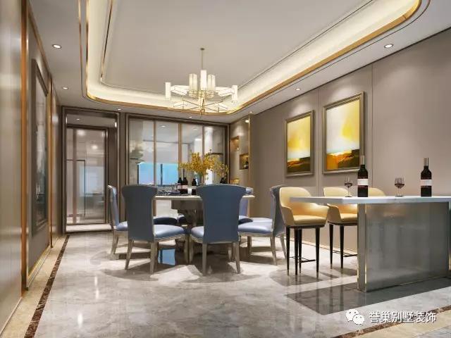 别墅现代餐厅装饰设计风格2 别墅现代餐厅装饰设计效果图