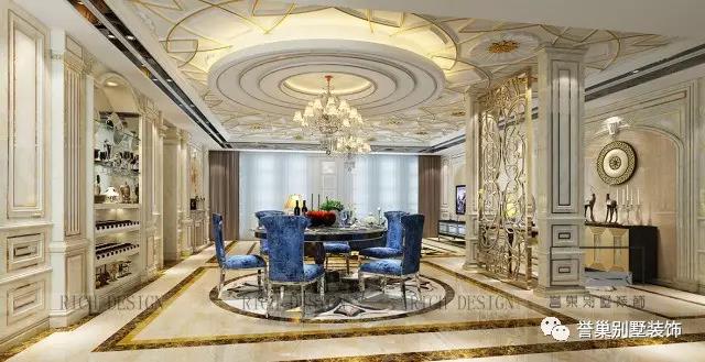 别墅欧式餐厅装修设计 别墅欧式餐厅装修设计效果图