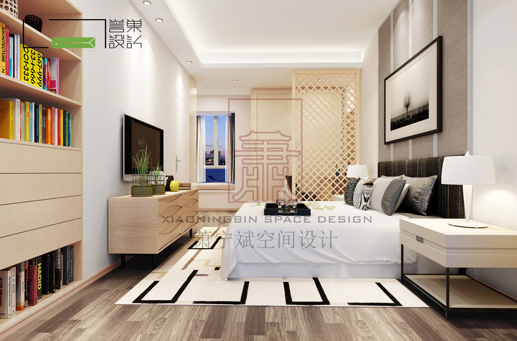 别墅时尚卧室装饰设计 别墅时尚卧室装饰设计效果图