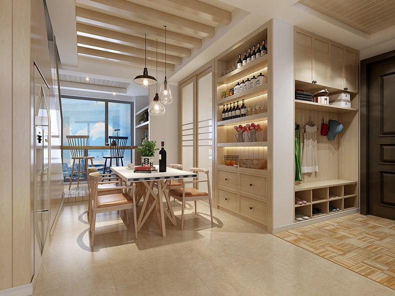 别墅现代餐厅装潢设计 别墅现代餐厅装潢设计效果图