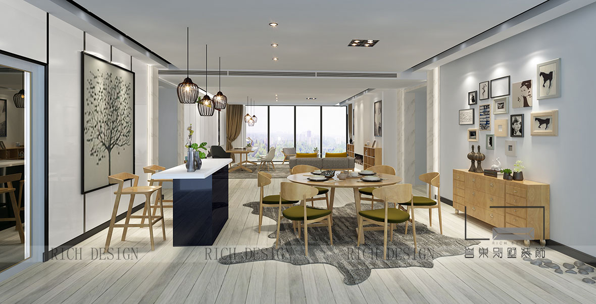 别墅餐厅装修设计 别墅餐厅装修设计效果图