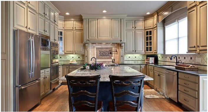 简欧式风格厨房效果图1 简欧式风格厨房效果图1