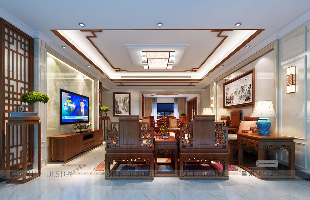 中式简约风效果图 中式简约风效果图
