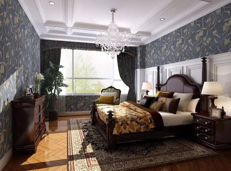 别墅欧式客厅装饰 别墅欧式卧室装饰效果图