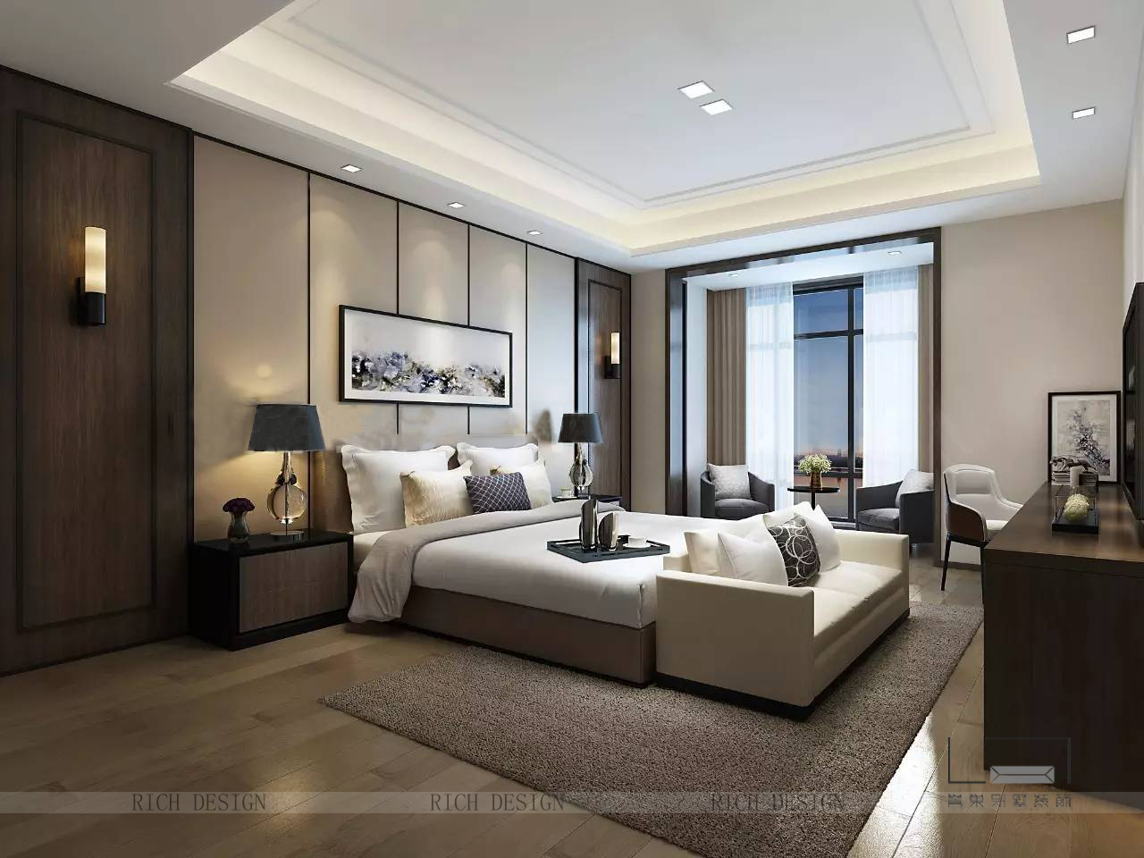 简约卧室效果图 简约卧室效果图