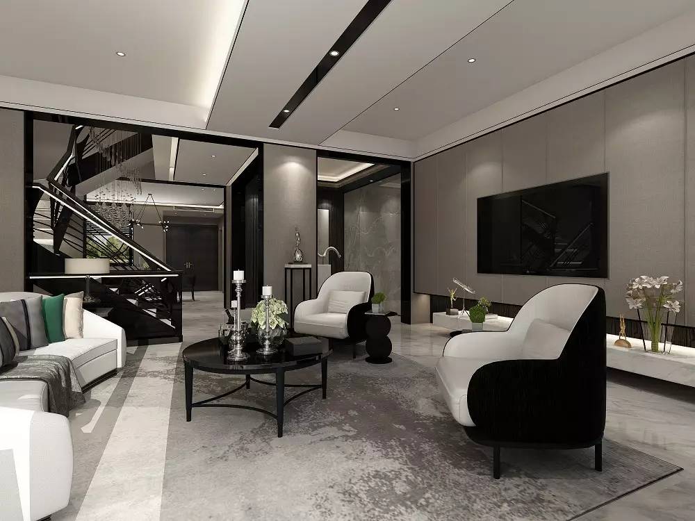 别墅装饰客厅效果图 别墅装饰客厅效果图